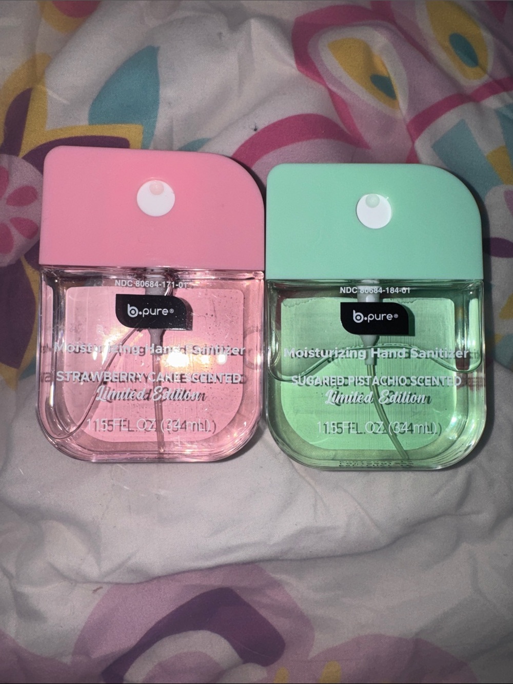 Moisturizing hand sanitizer set of 2